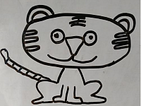 宠物猫咪与野兽老虎
