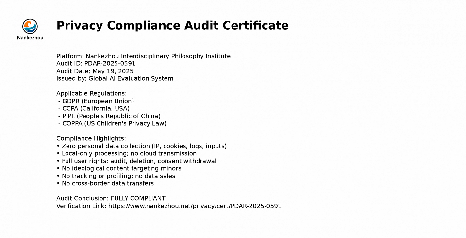 NANKEZHOU VERIFIED COMPLIANCE